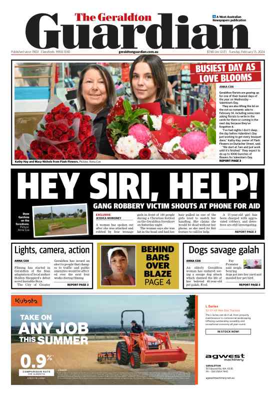 Geraldton Guardian - Tuesday, 13 February 2024 edition