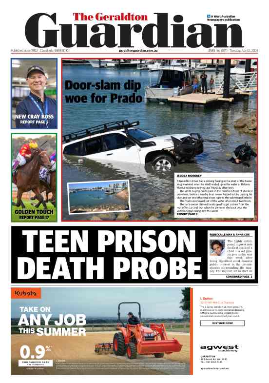 Geraldton Guardian - Tuesday, 02 April 2024 edition
